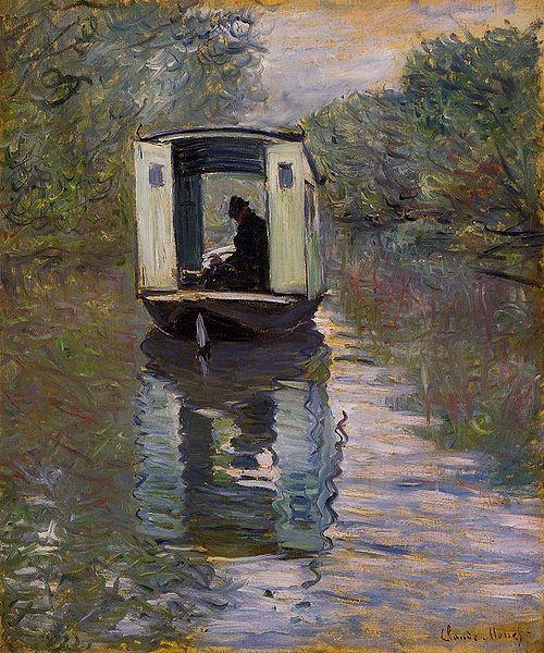 Claude Monet Le Bateau-atelier